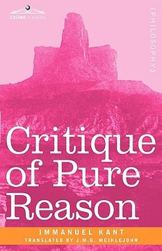 portada critique of pure reason (en Inglés)