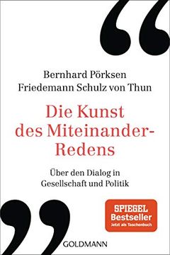 portada Die Kunst des Miteinander-Redens: Über den Dialog in Gesellschaft und Politik (en Alemán)