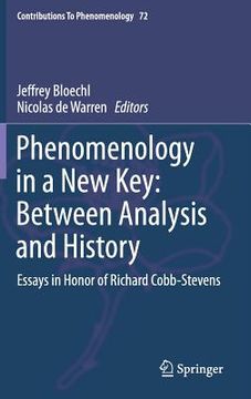 portada Phenomenology in a New Key: Between Analysis and History: Essays in Honor of Richard Cobb-Stevens (en Inglés)