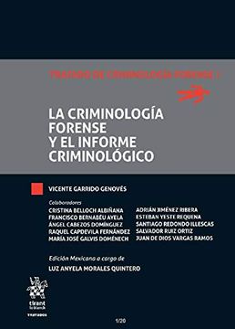 portada Tratado de Criminología Forense i. La Criminología Forense y el Informe Criminológico / pd.