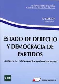 portada Estado de Derecho y Democracia de Partidos. Una Teoria del Estado Constitucional Contemporaneo (in Spanish)