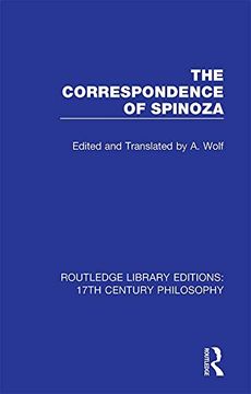 portada The Correspondence of Spinoza (Routledge Library Editions: 17Th Century Philosophy) (en Inglés)