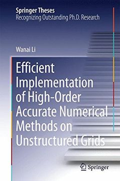portada Efficient Implementation of High-Order Accurate Numerical Methods on Unstructured Grids (Springer Theses) (en Inglés)