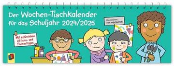 portada Der Wochen-Tischkalender für das Schuljahr 2024/2025: Mit Zahlreichen Aktions- und Thementagen (in German)