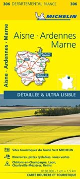 portada Aisne Ardennes Marne - Michelin Local map 306: Map