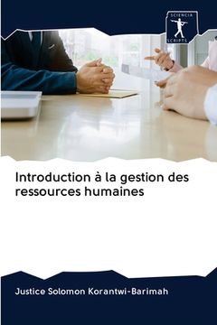 portada Introduction à la gestion des ressources humaines (en Francés)