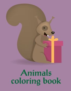 portada Animals Coloring Book: Christmas books for toddlers, kids and adults (en Inglés)
