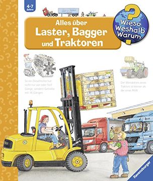 portada Alles über Laster, Bagger und Traktoren (en Alemán)