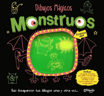 portada Dibujos Magicos Monstruos haz Desaparecer tus Dibujos una y Otra vez (in Spanish)