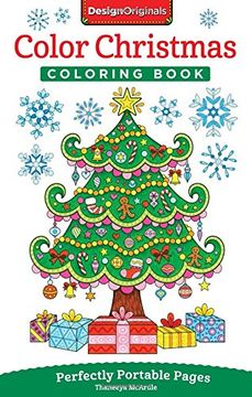 portada Color Christmas Coloring Book: Perfectly Portable Pages (On-The-Go Coloring Book)