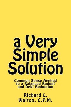 portada a very simple solution (in English)