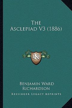 portada the asclepiad v3 (1886) (en Inglés)
