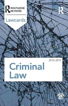 portada Criminal Lawcards 2012-2013 (en Inglés)