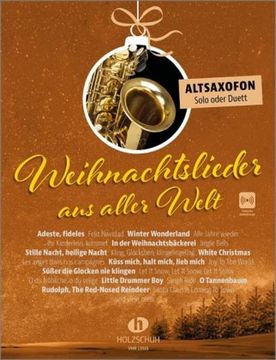 portada Weihnachtslieder aus Aller Welt - Altsaxofon (in German)