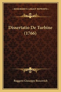 portada Dissertatio De Turbine (1766) (en Italiano)