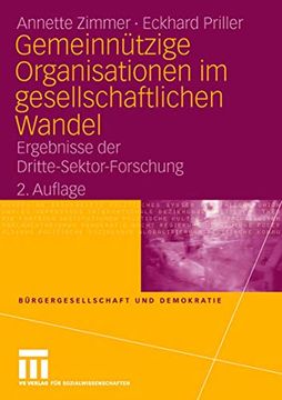 portada Gemeinnützige Organisationen im Gesellschaftlichen Wandel: Ergebnisse der Dritte-Sektor-Forschung (en Alemán)