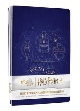 portada Harry Potter: Spells and Potions Planner Notebook Collection (Set of 3): (Harry Potter School Planner School, Harry Potter Gift, Harry Potter Statione (en Inglés)