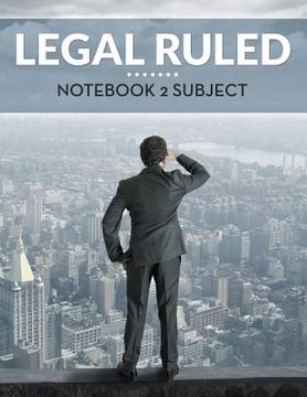 portada Legal Ruled Notebook 2 Subject (en Inglés)