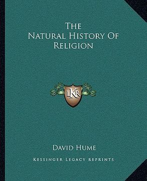 portada the natural history of religion (en Inglés)