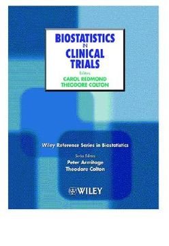 portada biostatistics in clinical trials (en Inglés)