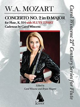 portada Concerto No. 2 in D Major for Flute, K. 314: With Flute 2 Part (en Inglés)
