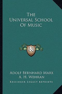 portada the universal school of music (en Inglés)