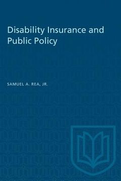 portada Disability Insurance and Public Policy (en Inglés)