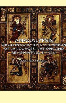 portada anacalypsis - or an inquiry into the origin of languages, nations and religions vol ii (1836)