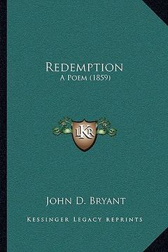 portada redemption: a poem (1859) (en Inglés)