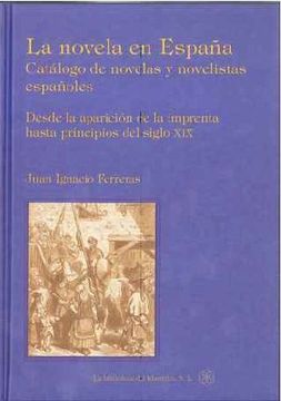 portada Novela en España, la III - catalogo de novelas y novelistas