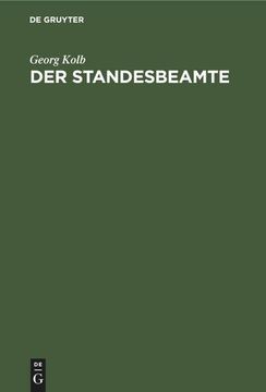 portada Der Standesbeamte (en Alemán)