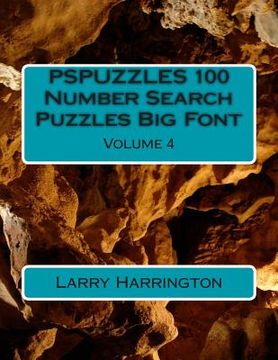 portada PSPUZZLES 100 Number Search Puzzles Big Font Volume 4 (in English)