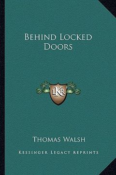 portada behind locked doors (en Inglés)