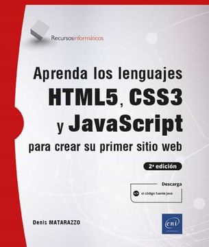 portada Aprenda los Lenguajes Html5, Css3 y Javascript Para Crear su Prim er Sitio web (2ª Edicion) (in Spanish)