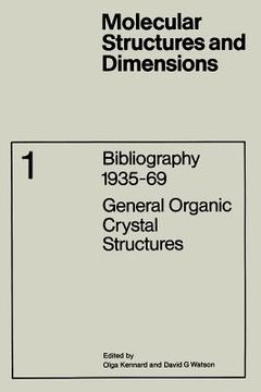 portada Bibliography 1935-69: General Organic Crystal Structures (en Inglés)