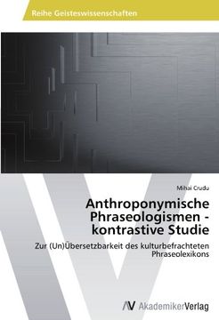portada Anthroponymische Phraseologismen - kontrastive Studie