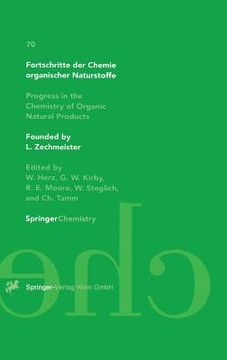 portada fortschritte der chemie organischer naturstoffe / progress in the chemistry of organic natural products 70 (en Inglés)