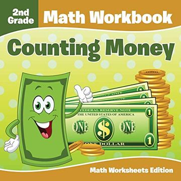 portada 2nd Grade Math Workbook: Counting Money | Math Worksheets Edition 