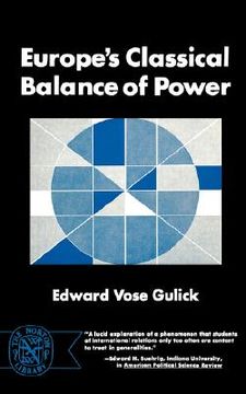 portada europe's classical balance of power (en Inglés)