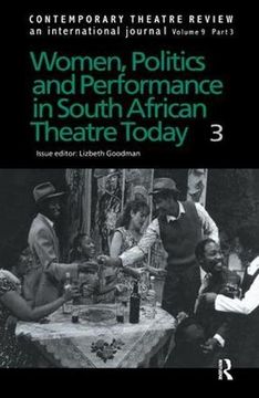 portada Women, Politics and Performance in South African Theatre Today: Volume 3 (in English)