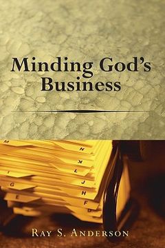 portada minding god's business (in English)