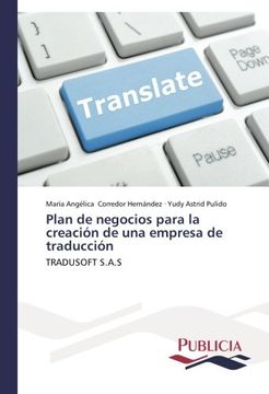 portada Plan de Negocios Para La Creacion de Una Empresa de Traduccion