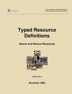 portada Typed Resource Definitions - Search and Rescue Resources (FEMA 508-8 / November 2005) (en Inglés)