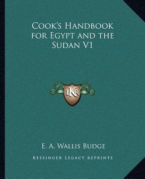 portada cook's handbook for egypt and the sudan v1 (en Inglés)