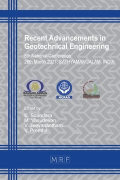 portada Recent Advancements in Geotechnical Engineering: Ncrag'21 (en Inglés)