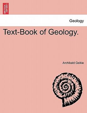 portada text-book of geology. (en Inglés)