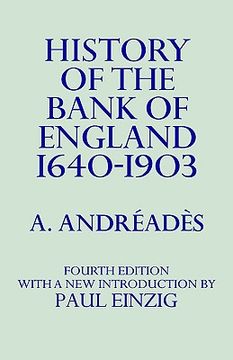 portada history of the bank of england (en Inglés)