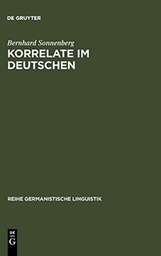 portada Korrelate im Deutschen: Beschreibung, Geschichte und Grammatiktheorie 