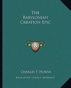 portada the babylonian creation epic (en Inglés)