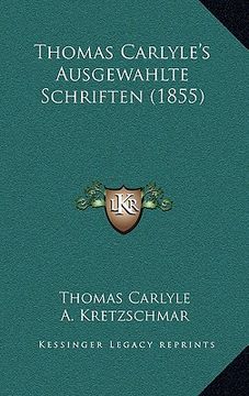 portada thomas carlyle's ausgewahlte schriften (1855) (in English)